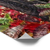 Wagenrad-Druck Poster (Ecke)