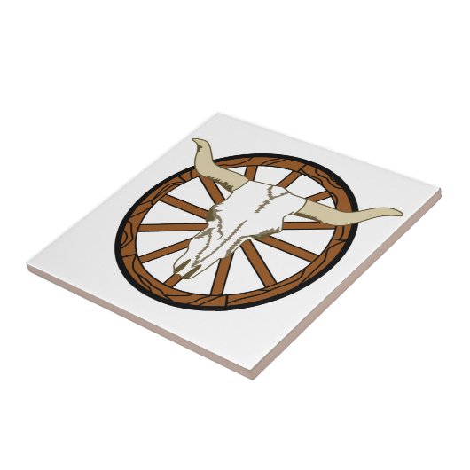 Wagenrad Fliese (Seite)