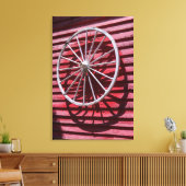 Wagenrad Leinwanddruck (Insitu (Wohnzimmer))