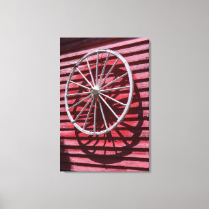 Wagenrad Leinwanddruck