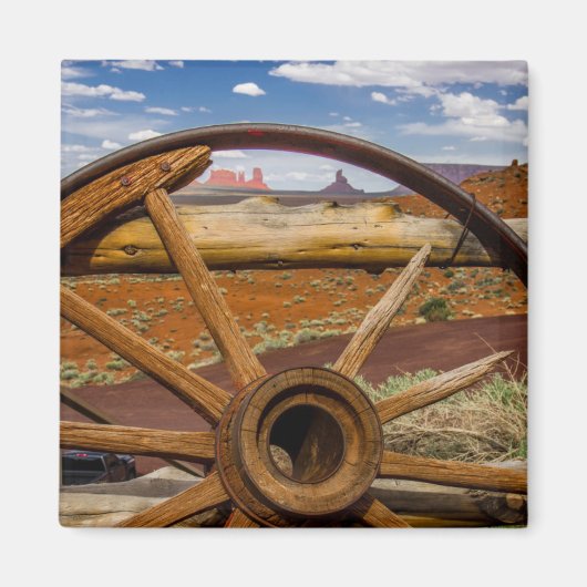 Wagenrad nah, Arizona Magnet (Vorne)