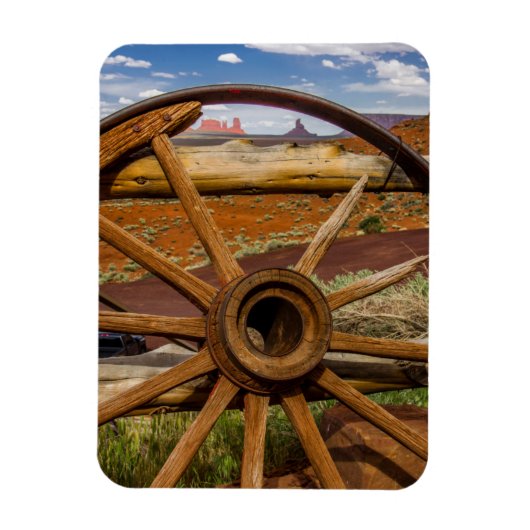 Wagenrad nah, Arizona Magnet (Vertikal)