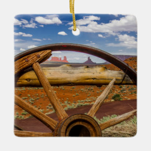 Wagenrad nah hoch, Arizona Keramikornament