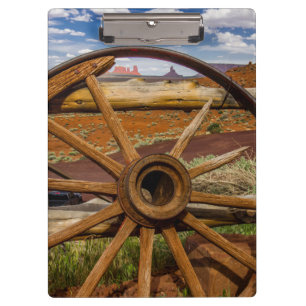 Wagenrad nah hoch, Arizona Klemmbrett