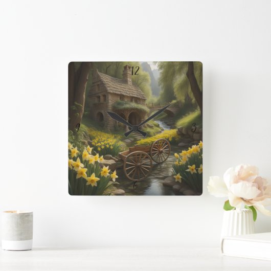 Wagenrad Personalisierte Uhr (Zuhause)