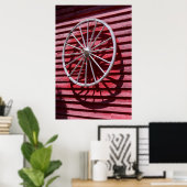Wagenrad Poster (Heimbüro)