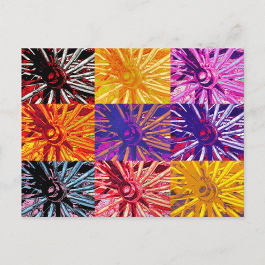 WAGENRAD POSTKARTE (Vorderseite)