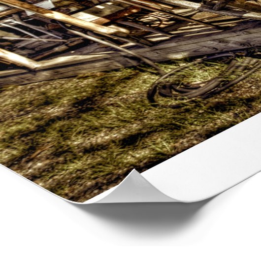 Wagenräder Poster (Ecke)