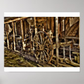 Wagenräder Poster (Vorne)