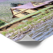 Wagenspaltdruck Poster (Ecke)