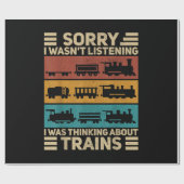 Wagenüberzug Modell Eisenbahnführer F Geschenkpapier (Flach)