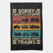 Wagenüberzug Modell Eisenbahnführer F Geschirrtuch (Vertikal)