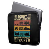 Wagenüberzug Modell Eisenbahnführer F Laptopschutzhülle (Vorderseite Links)