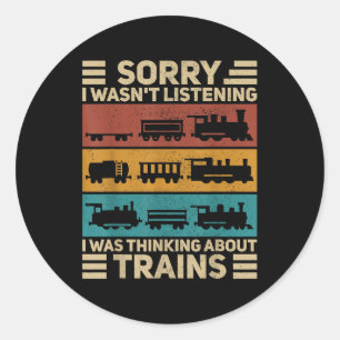 Wagenüberzug Modell Eisenbahnführer F Runder Aufkleber