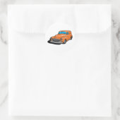 Wagenüberzug Runder Aufkleber (Tasche)