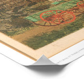 Wagenzug bei Outpost (1838A) Poster (Ecke)