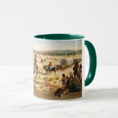 Wagenzug in den USA Tasse (VorderseiteRechts)