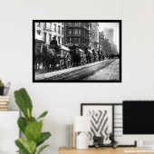 Wagenzug New York 1908 Poster (Heimbüro)