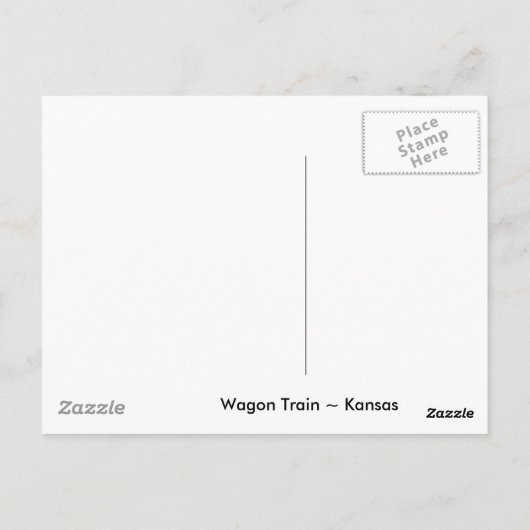 Wagenzug Postkarte (Rückseite)