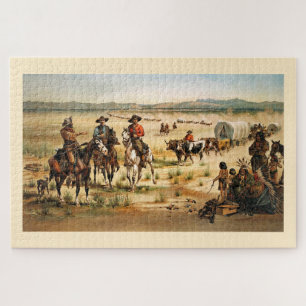 Wagenzug Puzzle