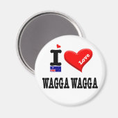 WAGGA - I-Liebe Magnet (Vorderseite/Rückseite)