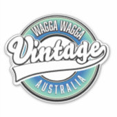 Wagga Wagga australia. Aufkleber (Vorderseite)