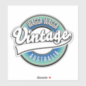 Wagga Wagga australia. Aufkleber (Blatt)