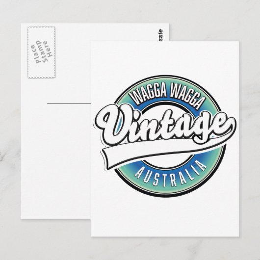 Wagga Wagga australia. Postkarte (Vorne/Hinten)