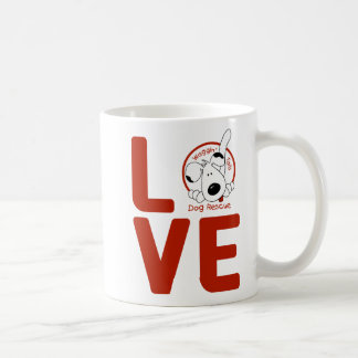 Waggin Schwänze LIEBE-Tasse Kaffeetasse