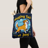 Wagging Tail of Joy Happy Dog Lover's Cute Pet Tot Tasche (Von Nahem)