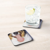 Wagging Zunge des Collien Getränkeuntersetzer (Rechte Seite)