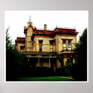 Waggoner Villa, Decatur, Texas Poster