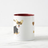 Waggy Birthday Tricolor Tasse (Zentrum)