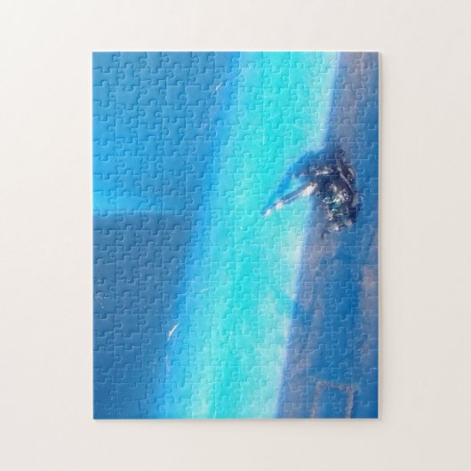 waghalsig oder kühn springende Spinne Puzzle (Vertikal)