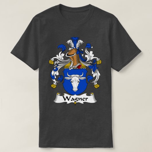 Wagner Coat of Arms Family Crest 1  T-Shirt (Design vorne)