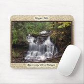 Wagner Falls gerahmt Mousepad (Mit Mouse)