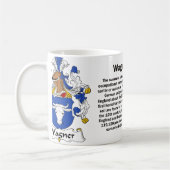 Wagner Familienwappen-Tasse Kaffeetasse (Links)