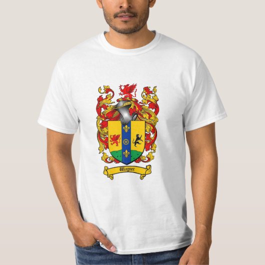 Wagner Familienwappen - Wagner Wappen T-Shirt (Vorderseite)
