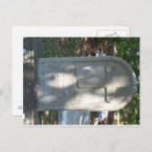 Wagner Grabstein Postkarte (Vorne/Hinten)