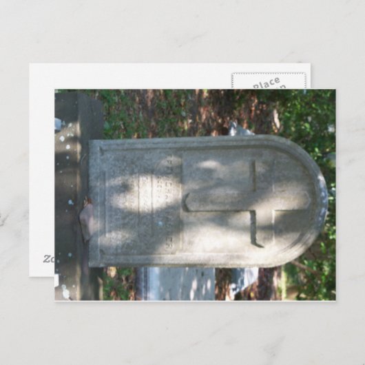 Wagner Grabstein Postkarte (Vorne/Hinten)