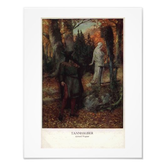 Wagner Opera Tannhauser Vintag Style Fotodruck (Vorne)