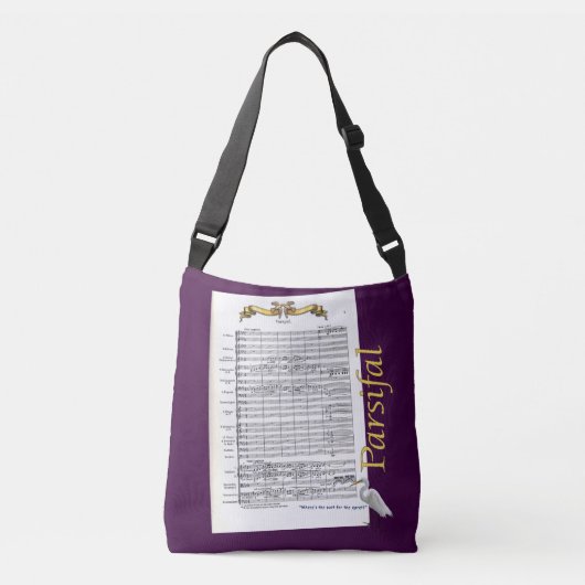 Wagner's Parsifal Tragetaschen Mit Langen Trägern (Vorderseite)