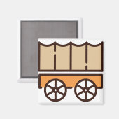 Wagon Cart Magnet (Vorderseite/Rückseite)