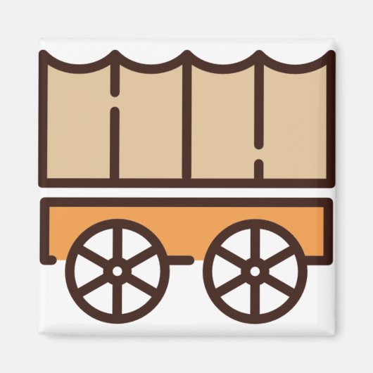 Wagon Cart Magnet (Vorne)