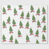 Wagon Christmas Tree Geschenkpapier (Flach)