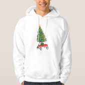 Wagon Christmas Tree Hoodie (Vorderseite)
