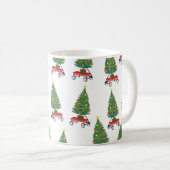 Wagon Christmas Tree Kaffeetasse (VorderseiteRechts)