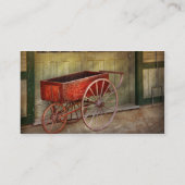 Wagon - Der alte rote Wagen Visitenkarte (Rückseite)