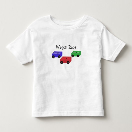 Wagon Race Kleinkind T-shirt (Vorderseite)