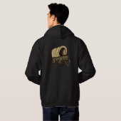 Wagon-Silhouette Hoodie (Schwarz voll)